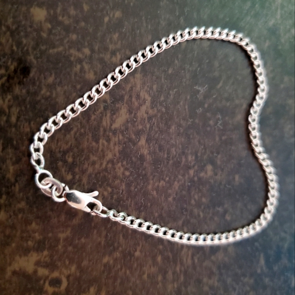 Sterling Silver Chain - Bracelet - Anklet- Necklace - Choker Style